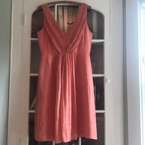 Salmon JCrew dress